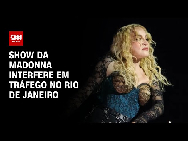 Show da Madonna em Copacabana terá controle marítimo da Marinha | BASTIDORES CNN
