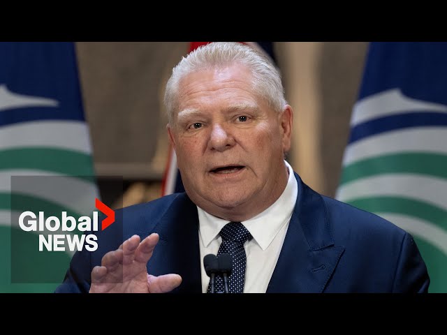 ⁣Doug Ford blasts "disgusting" overnight gas price hike in Ontario