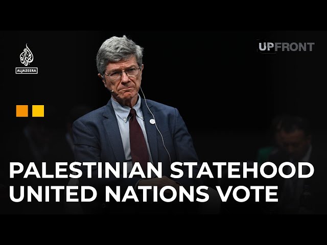 Jeffery Sachs on why the United Nations should vote for Palestinian statehood | UpFront Web Extra