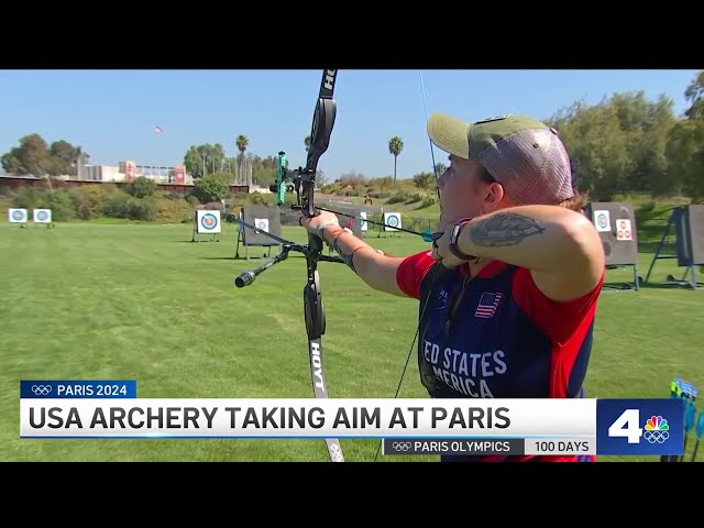 ⁣Archers aim for spot on Team USA ahead of 2024 Paris Olympics