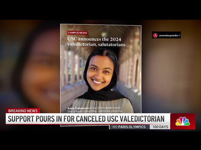 Support pours in for USC valedictorian's speech to be reinstated