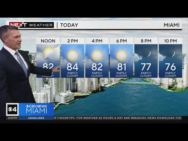 South Florida Weather for Thursday 4/18/2024 12PM