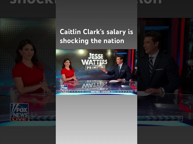 ⁣Jesse Watters: Does Caitlin Clark's salary make sense? #shorts