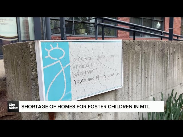 Shortage of homes for foster children in Montreal