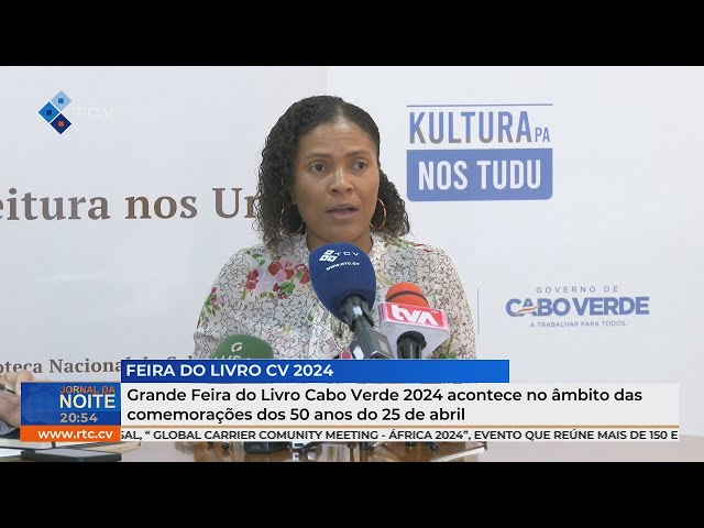 ⁣Grande Feira do Livro Cabo Verde 2024 acontece no âmbito das comemorações dos 50 anos do 25 de abril