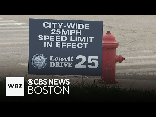 ⁣Lowell puts new 25 mph speed limit into effect