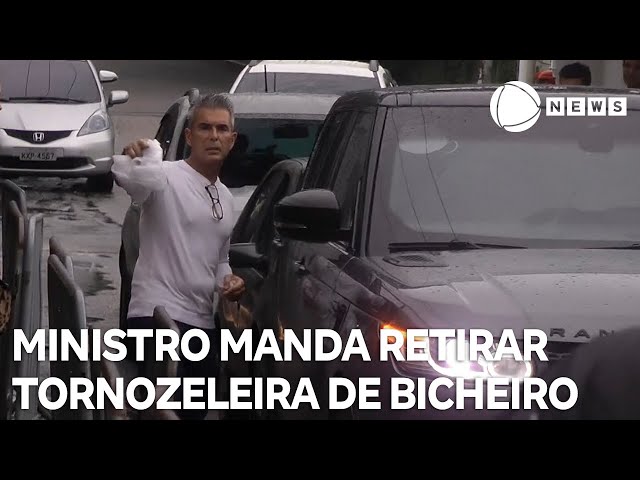 Ministro manda retirar tornozeleira do bicheiro Rogério Andrade