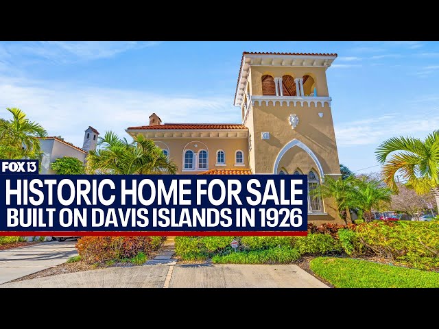 Historic home on Davis Islands now for sale