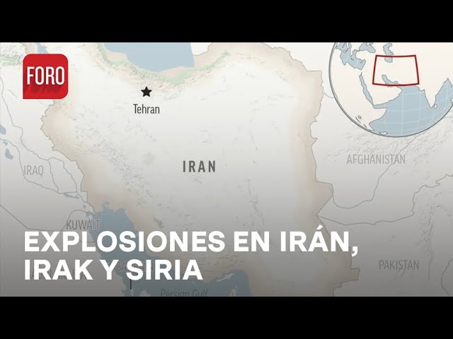 Reportan explosiones simultáneas en Irán, Irak y Siria - Las Noticias