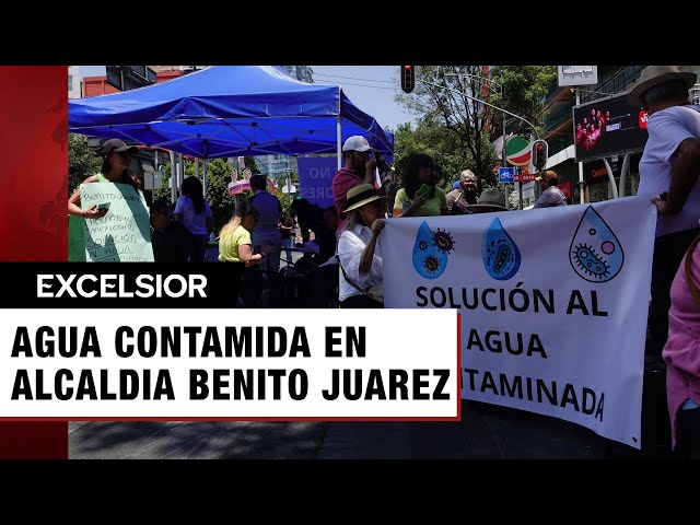 VIDEO: Así se ve el agua contaminada en Benito Juárez… ¡No la toques!