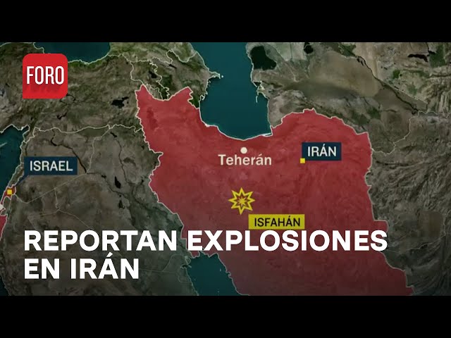 Se reportan explosiones en un aeropuerto de Isfahán, ciudad de Irán - En Una Hora