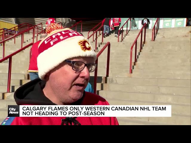 Calgary Flames only western Canadian team not heading to NHL post-season