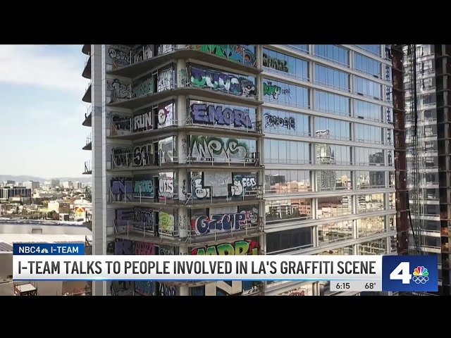 Graffiti artists share why they tag Downtown LA's 'Graffiti Towers'