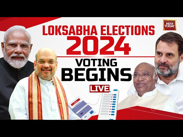 Lok Sabha Elections 2024 LIVE Voting | Lok Sabha Election Phase 1 Voting Begins | India Today LIVE