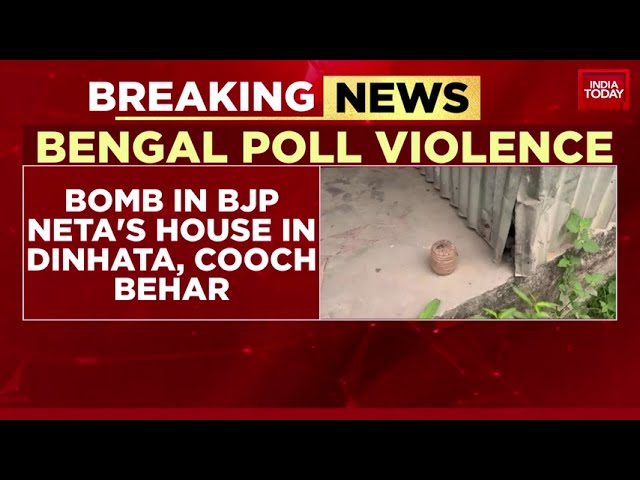 Bombs Recovered From BJP Neta’s House In Bengal | Bengal Poll Violence News | India Today