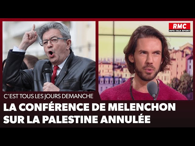 ⁣Arnaud Demanche : La conférence de Mélenchon sur la Palestine est annulée