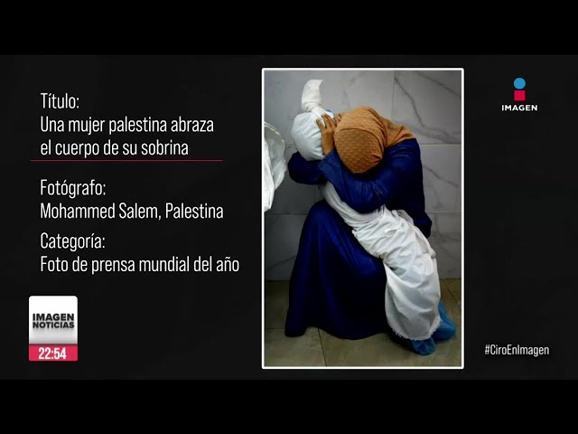 ⁣Mujer palestina abrazando al cuerpo de su sobrina muerta gana el World Press Photo 2024 | Ciro