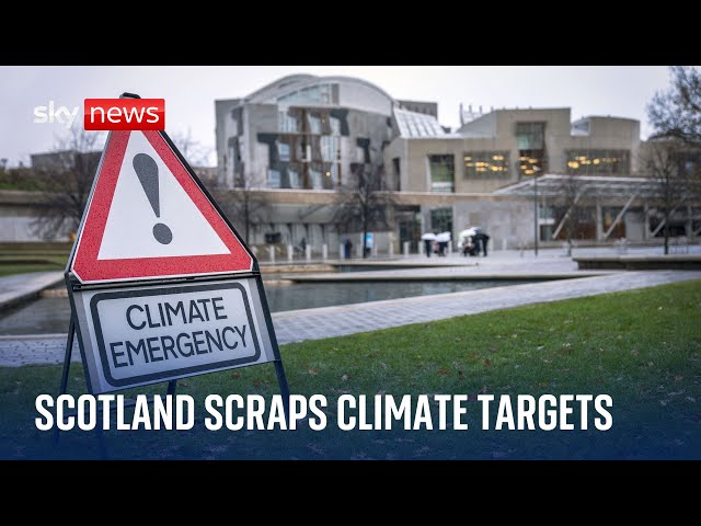 Outrage as Scotland scraps key climate targets