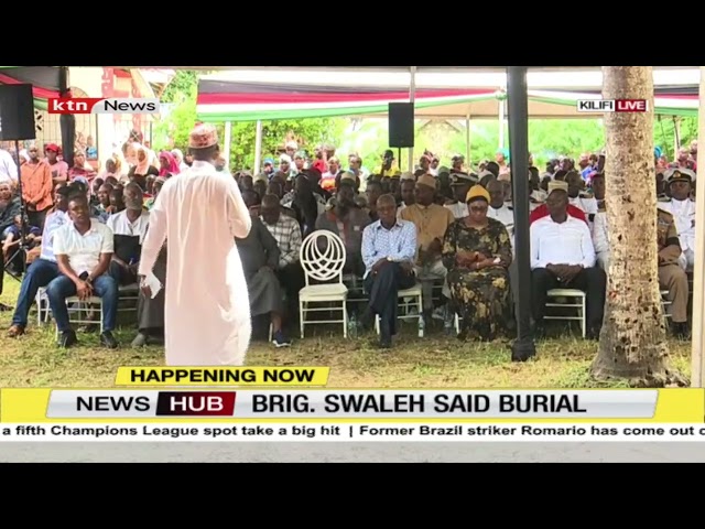 ⁣Final Salute: Brigadier Swaleh Saidi Laid to Rest with Dignity in Mombasa
