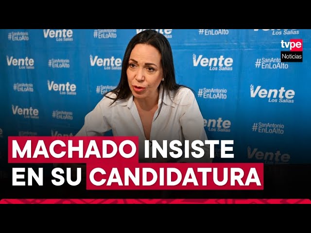 Venezuela: María Corina Machado se aferra a su chance presidencial y así enfrentar a Nicolás Maduro
