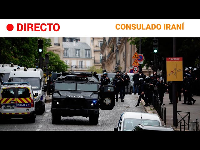 ⁣PARÍS-CONSULADO IRÁN: DETIENEN a un HOMBRE que habría intentado ATRINCHERARSE | RTVE