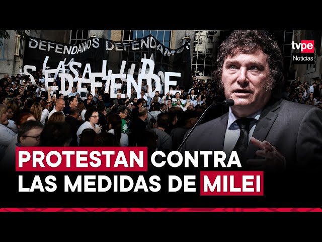 Argentina: protestan contra Gobierno de Milei por recorte presupuestal a universidades públicas
