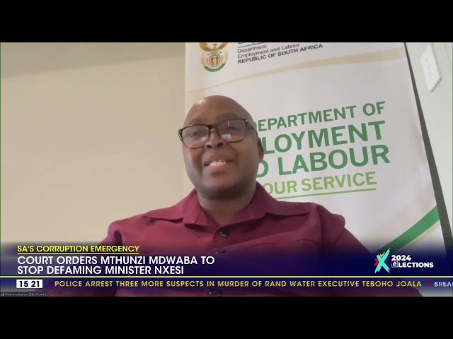 Court orders Mthunzi Mdwaba to stop defaming Minister Nxesi