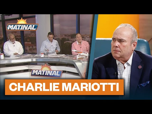 Charlie Mariotti, Secretario general del partido de la liberación Dominicana - PLD | Matinal