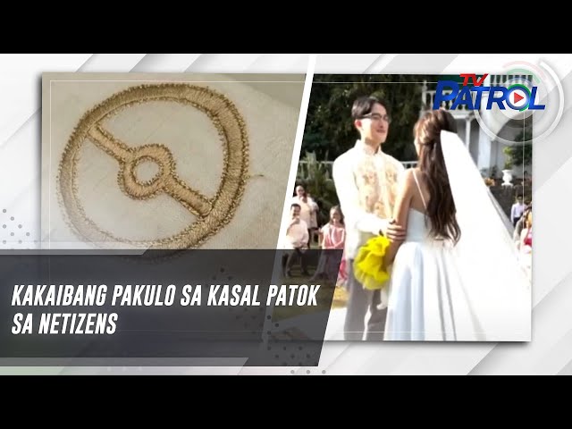 ⁣Kakaibang pakulo sa kasal patok sa netizens | TV Patrol
