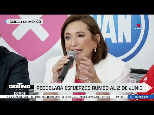 Xóchitl Gálvez redoblará esfuerzos para continuar el ascenso en la preferencia electoral | Paco Zea