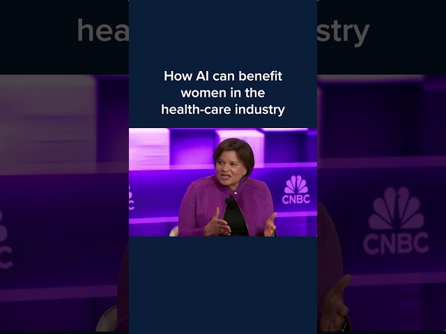⁣How AI can benefit women in the health-care industry #CNBCChangemakers