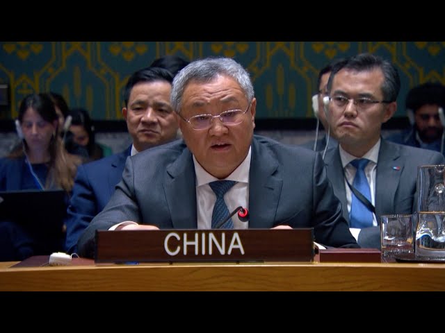 ⁣China slams U.S. decision to veto Palestine's UN membership bid