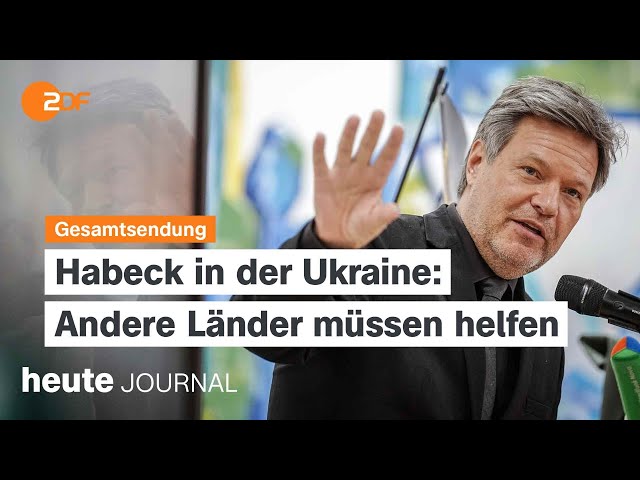 ⁣heute journal 19.04.24 Nato, Habeck in der Ukraine, Wahl in Indien, Saisonstart auf Rhodos