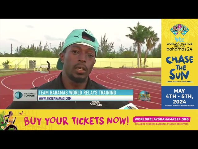 Team Bahamas World Relays Training