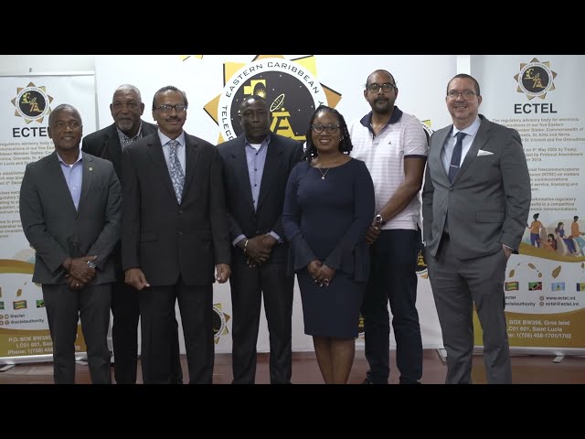 ⁣Saint Lucia hosts 97th Meeting of ECTEL’s Board of Directors