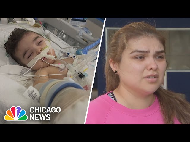 ⁣Heartbroken parents speak as brothers fight for their lives after Chicago shooting