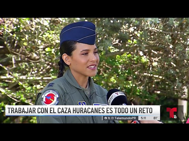 Aventura y adrenalina: meteoróloga boricua caza huracanes