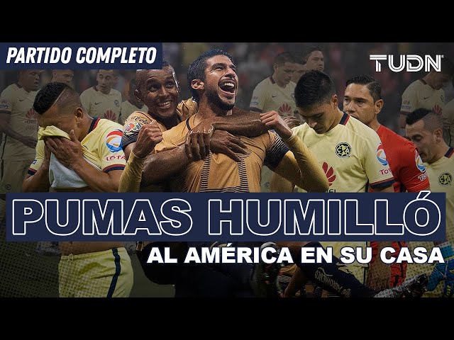 BRONCA Y GOLEADA  Pumas HIZO LLORAR al América - Partido COMPLETO CL2015 | TUDN