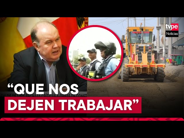 ⁣Alcalde de Lima rechaza críticas a obras de construcción vial