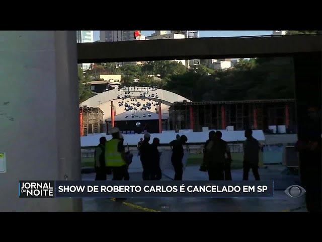 Show de Roberto Carlos é cancelado em SP