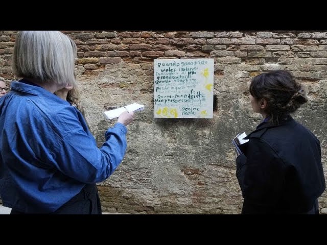 ⁣Bienal de Venecia 2024: Inauguran un conmovedor mural inspirado en mujeres encarceladas