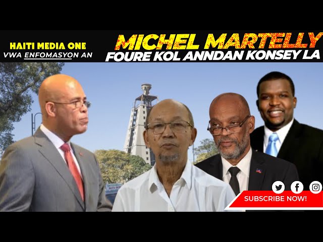 ⁣Michel Martelly fouye Kòl Nan konsey Prezidansyèl La, Nouvo Premye Minis Ki Pral Ranplase Ariel