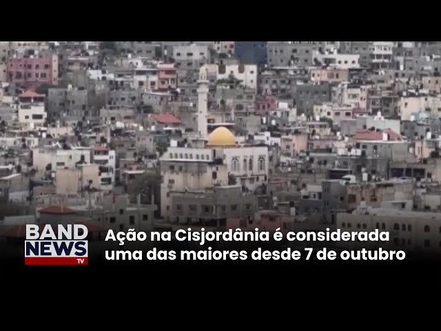 Operação de Israel na Cisjordânia deixa 10 mortos