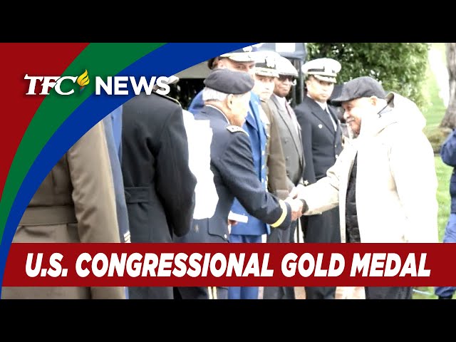 ⁣Filipino WWII veterans' kin receive U.S. Congressional Gold Medal | TFC News California, USA