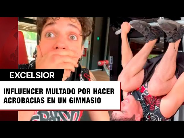 ¡Cuidado con las Locuras! Influencer recibe multa por polémico video en un gimnasio