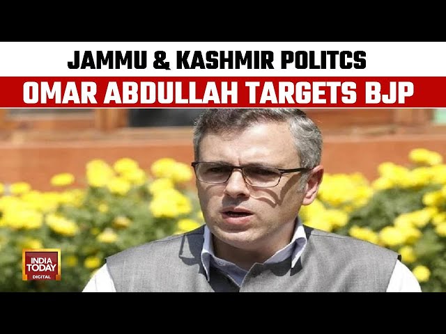 ⁣Politics Escalate In Kashmir As Omar Abdullah Targets BJP | Lok Sabha Elections