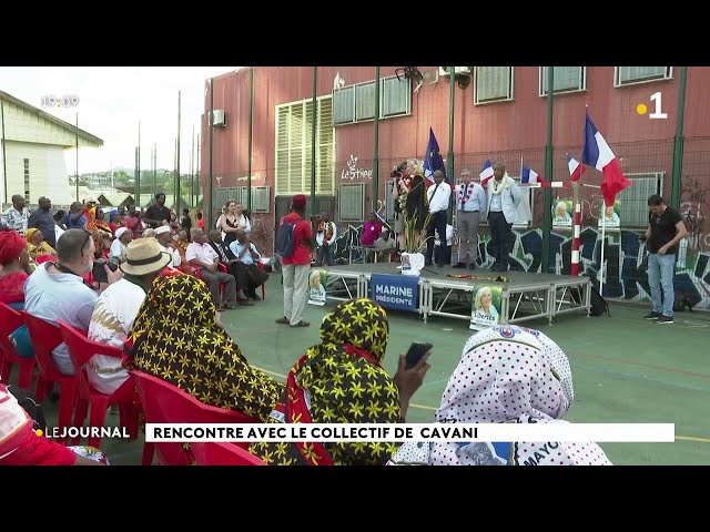 ⁣Marine Le Pen à Mayotte : rencontre avec le collectif de Cavani