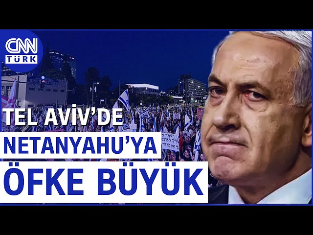 ⁣SON DAKİKA!  | İsrail'de Halk Ayaklandı! Halk Netanyahu'ya Öfkeli... #Haber