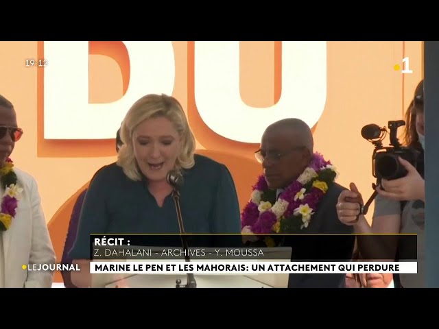 ⁣Marine Le Pen et les Mahorais : un attachement qui perdure