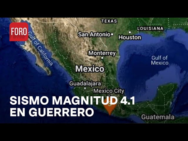 Sismo de magnitud 4.1 sacude Guerrero - Sábados de Foro